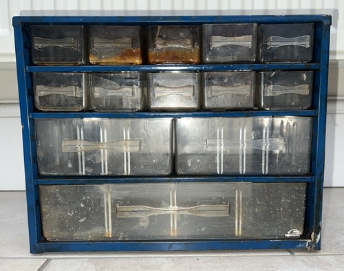 Vintage multi storage metal - vintage,multi, storage,metal