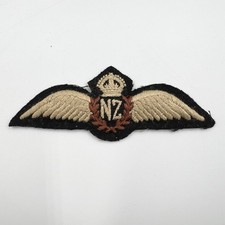 Genuine WW2 RNZAF Royal New Zealand Air Force Padded Pilots Wings British Made