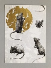 CHARMING BAKER, artist's promotional card, 2012