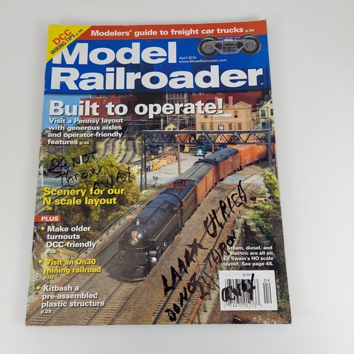 Model railroader magazine - model,