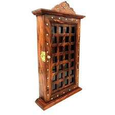 Vintage Wooden Key Holder Solid Wood Best Key Box Wooden Antique key cabinet