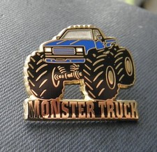 MONSTER TRUCK PICKUP 4X4 LAPEL PIN BADGE 1 INCH