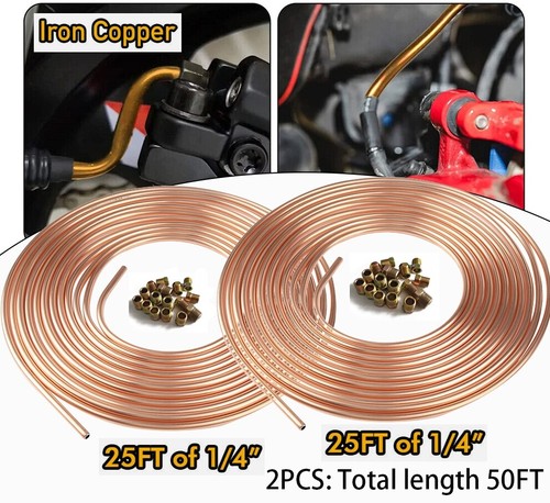 25ft brake line tubing kit - line,