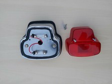 Vespa Super, Sprint,  Rally, SS180 Scooter REAR LIGHT UNIT WITH BULBs & WIRING 