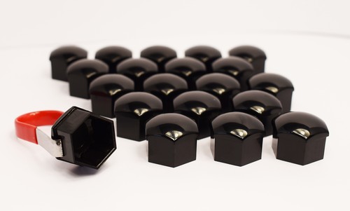 Universal black nut bolt - black,