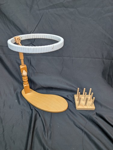 Wooden tabletop embroidery - wooden,