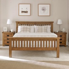 Rustic Solid Oak 5ft King Size