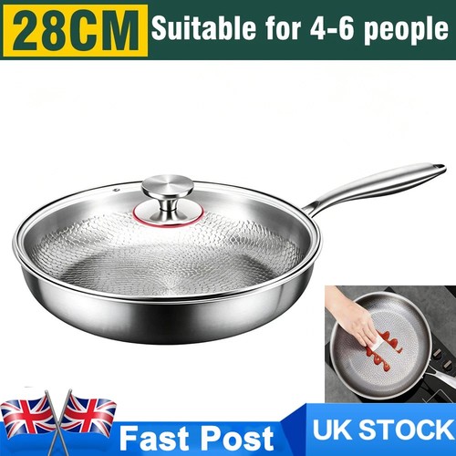 Pro titanium steel frying - pro, pan