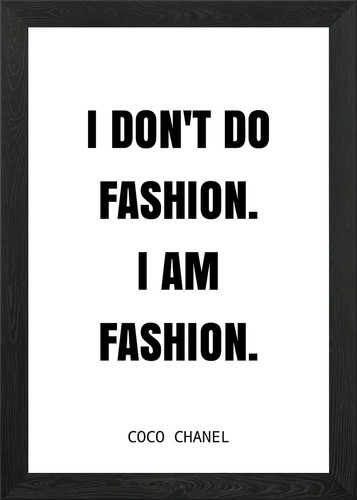 Coco chanel quotes framed wall - quotes,