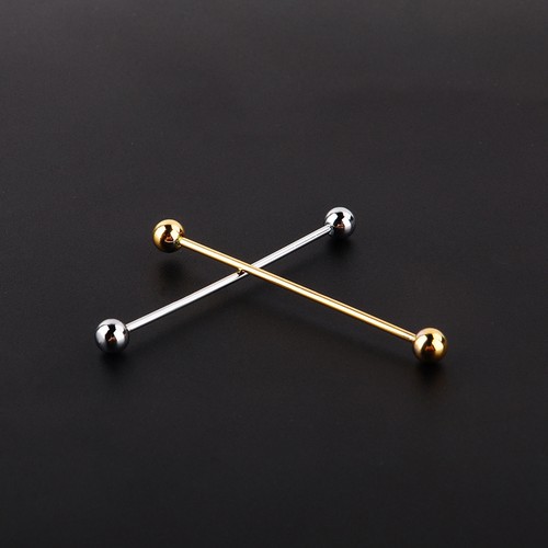2pcs men gold plated tone - 2pcs,