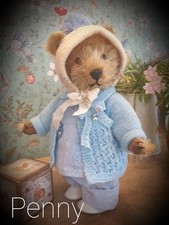Cute Vintage Chiltern Teddy Bear?Penny? 1950s,11 Inches