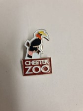 Chester Zoo Pin Badge Hornbill RSPB Interest Bird