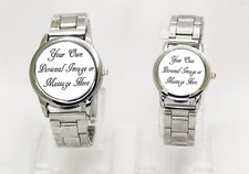His and Hers personalised photo watches