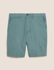 Ex M&S Collection Mens Active Stretch Waist Lightweight Chino Shorts BNWOT