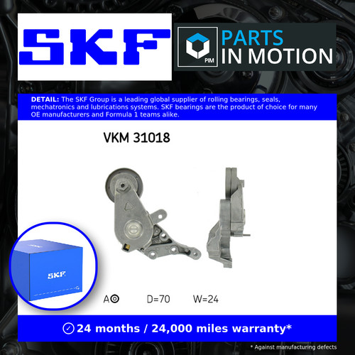 Aux belt tensioner - aux, vw