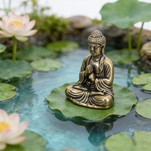 Small buddhist temple - buddhist, statue