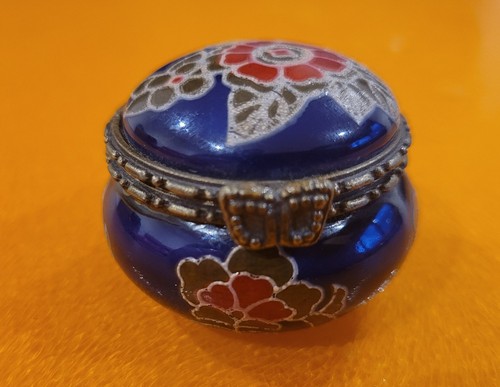 Vintage french porcelain pill - french,