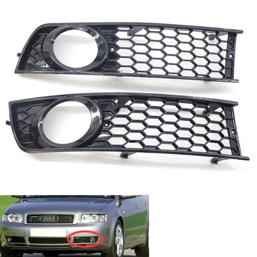Plastic front bumper fog - front,