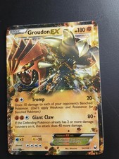 GROUDON EX 54/108 HOLO RARE EX