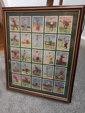 Wills Famous Golf Golfers Tobacco Card Picture Frame