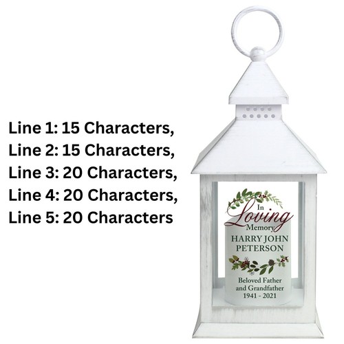 Personalised loving memory - personalised, in