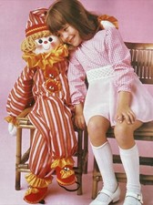 SEWING PATTERN Jean Greenhowe Dancing clown toy Large mascot doll 97cm tall RARE