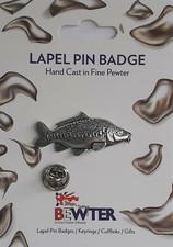 Mirror CARP Fish Lapel Pin