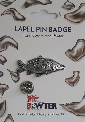 Mirror carp fish lapel - mirror,