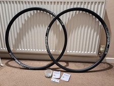 Pair Of Dt Swiss RR481 Disc Rims 700c 32h With Squorx Pro Lock Nipples + Washers