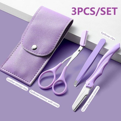 3pcs folding brow trimmer - folding,