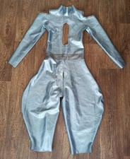 Chlorinated Latex Exaggerated Hips Bodysuit Size S-M (8-10)