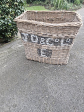 Antique Wicker Mill Bin