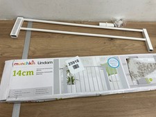 Lindam by Munchkin 14cm Pressure Fit Universal Gate EXTENTION, White