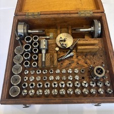 PULTRA Watchmakers Lathe Collet Set And Chucks Boley Lorch