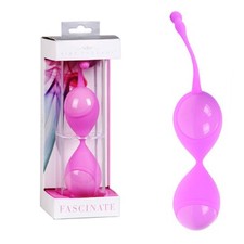 Duo Ben Wa Balls Female Kegel Exercise Pelvic Floor Massager Therapy - Pink
