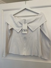 Zara Off The Shoulder White