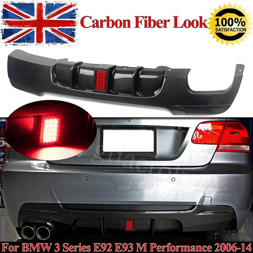 Carbon painted rear bumper - carbon,