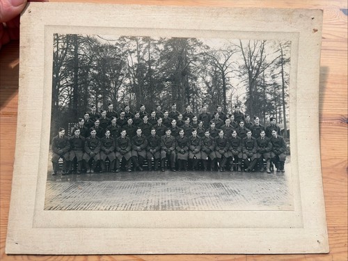 Wwii era cabinet card photo - wwii,