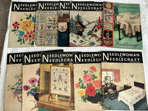 Vintage needlewoman and - needlewoman,