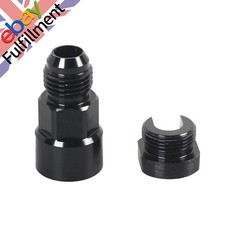 2pcs 6AN Male to 3/8"& 5/16" Hardline Tube Fuel Line Fitting Compression Adapter