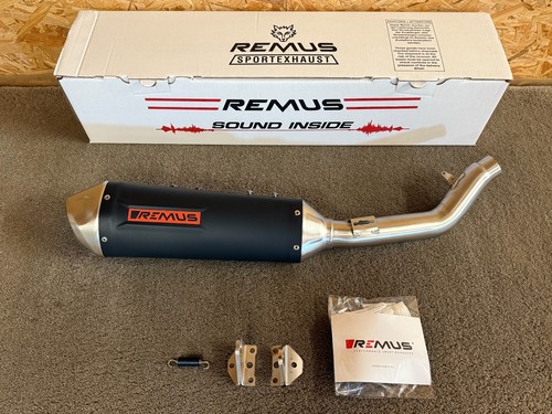 Remus black exhaust - black,
