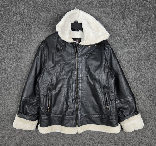 Vintage leather jacket mens - jacket,