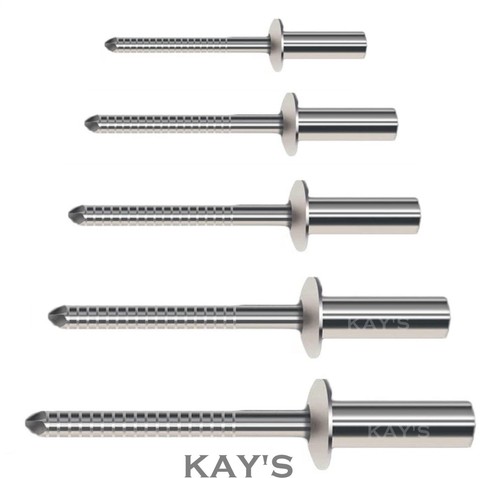 Sealed pop rivets - pop, dome