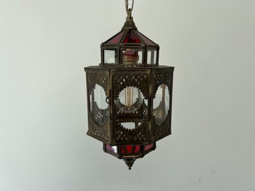 Moroccan style coloured glass - coloured,