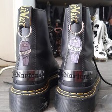 Sleepy Vamp Coffin Boot Charms