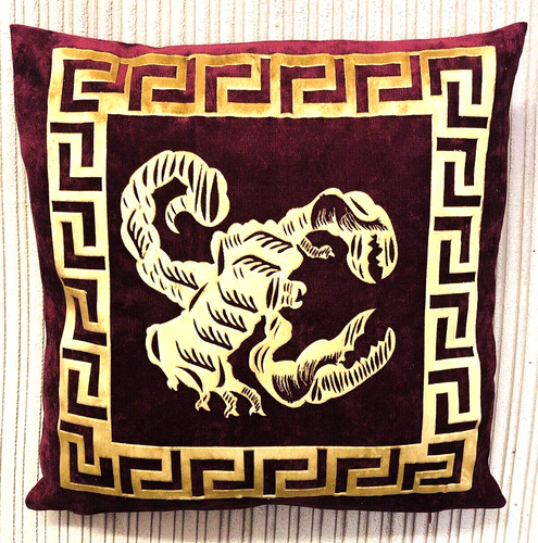 Maroon gold velvet - maroon,