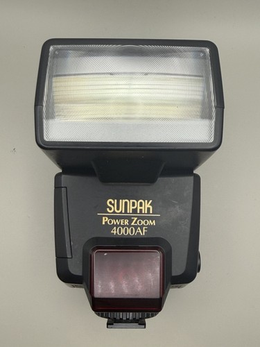 Sunpak power zoom 4000af flash - zoom,