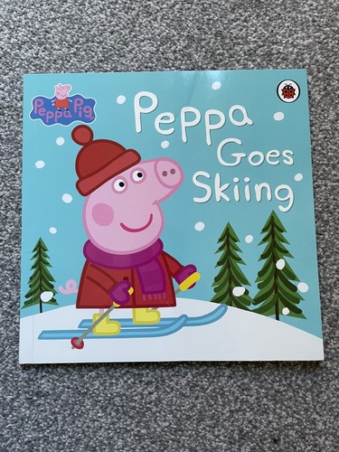 Peppa pig goes - pig:, skiing