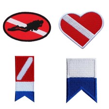Scuba Diving Flag Sewing on
