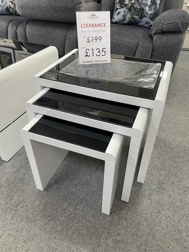 Display nest table white - of,
